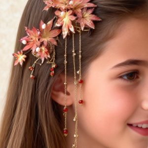 Customized hair flowers